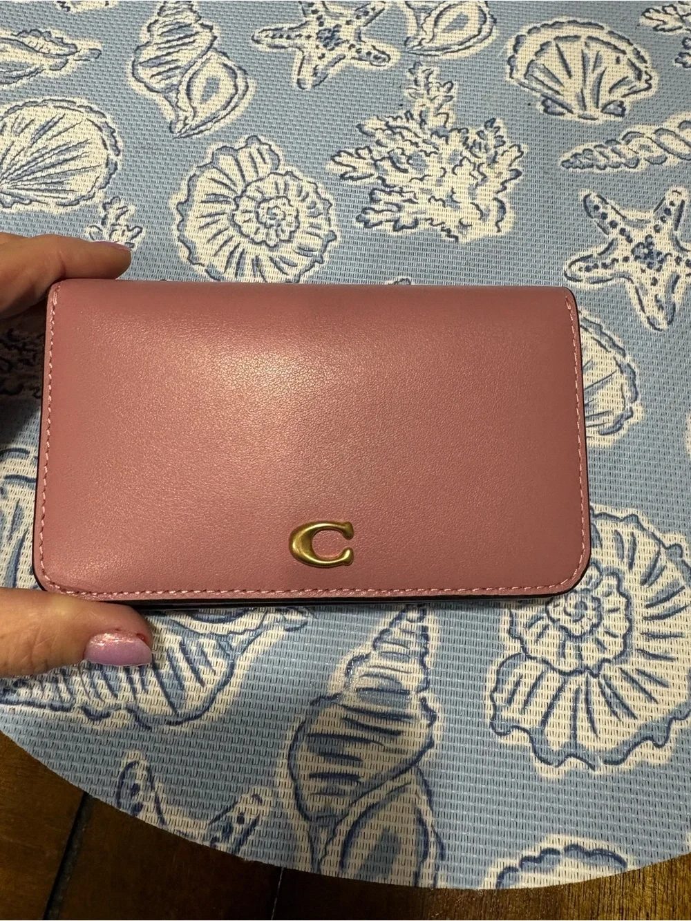 Coach essential slim card case in peony - Picture 2 of 7